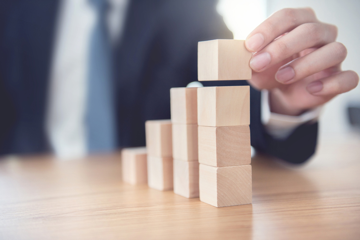 Business concept growth success process.